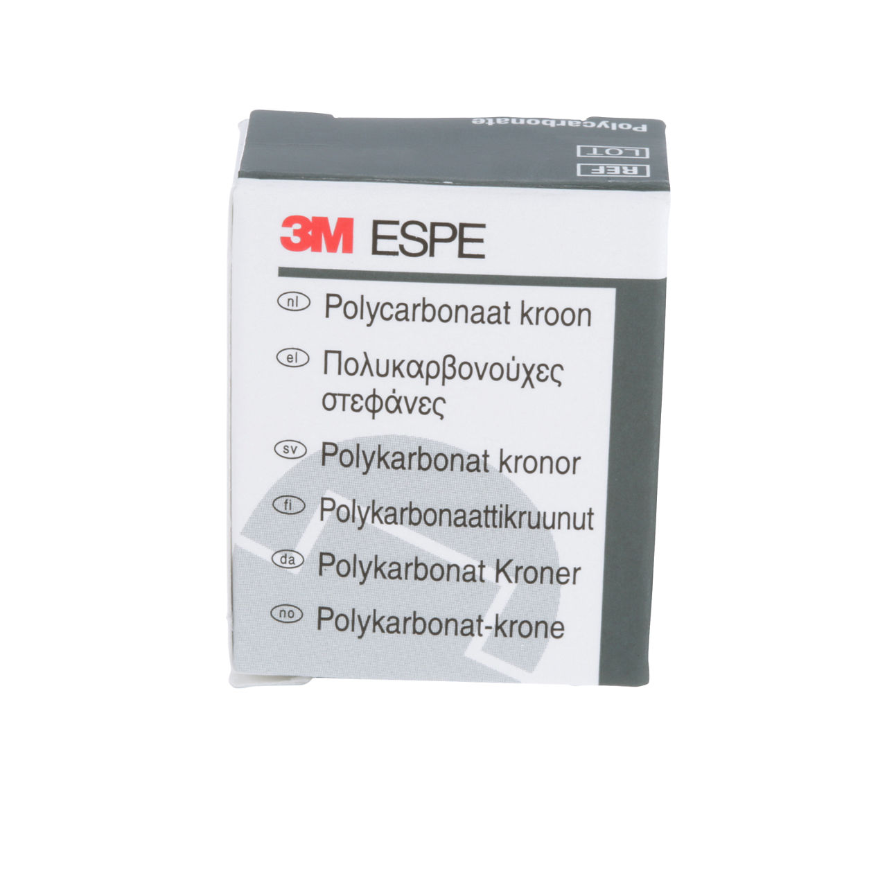 3M ESPE Polycarbonate Replacement Crown, upper left central, #17