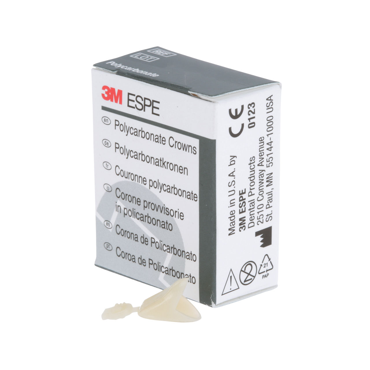 3M ESPE Polycarbonate Replacement Crown, upper left lateral, #28