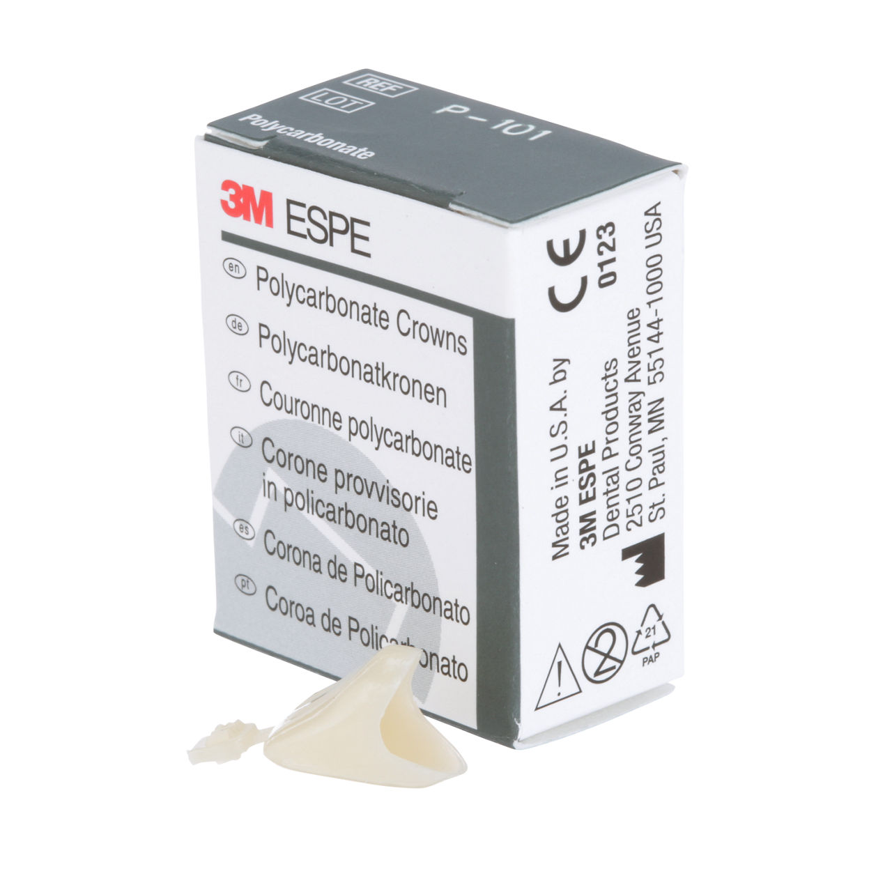 101 POLYCARBONATE REPLACE CRN 5/PAC