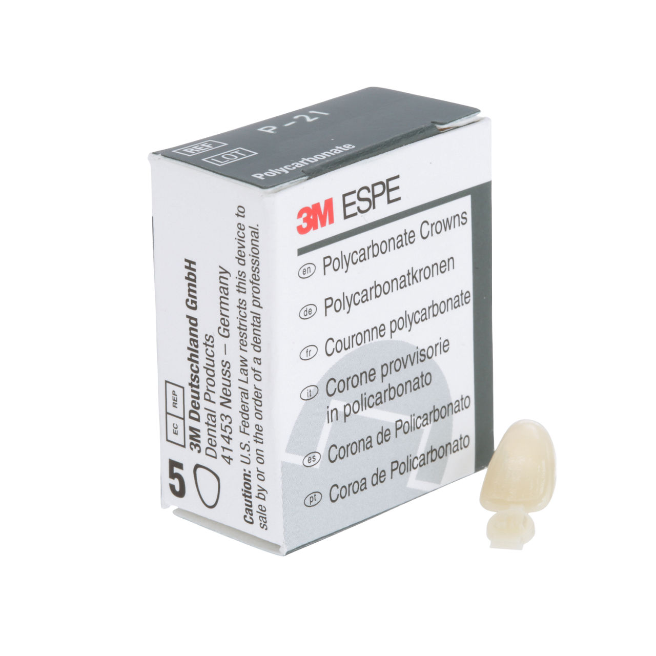 21 POLYCARBONATE REPLACE CRN 5/PAC