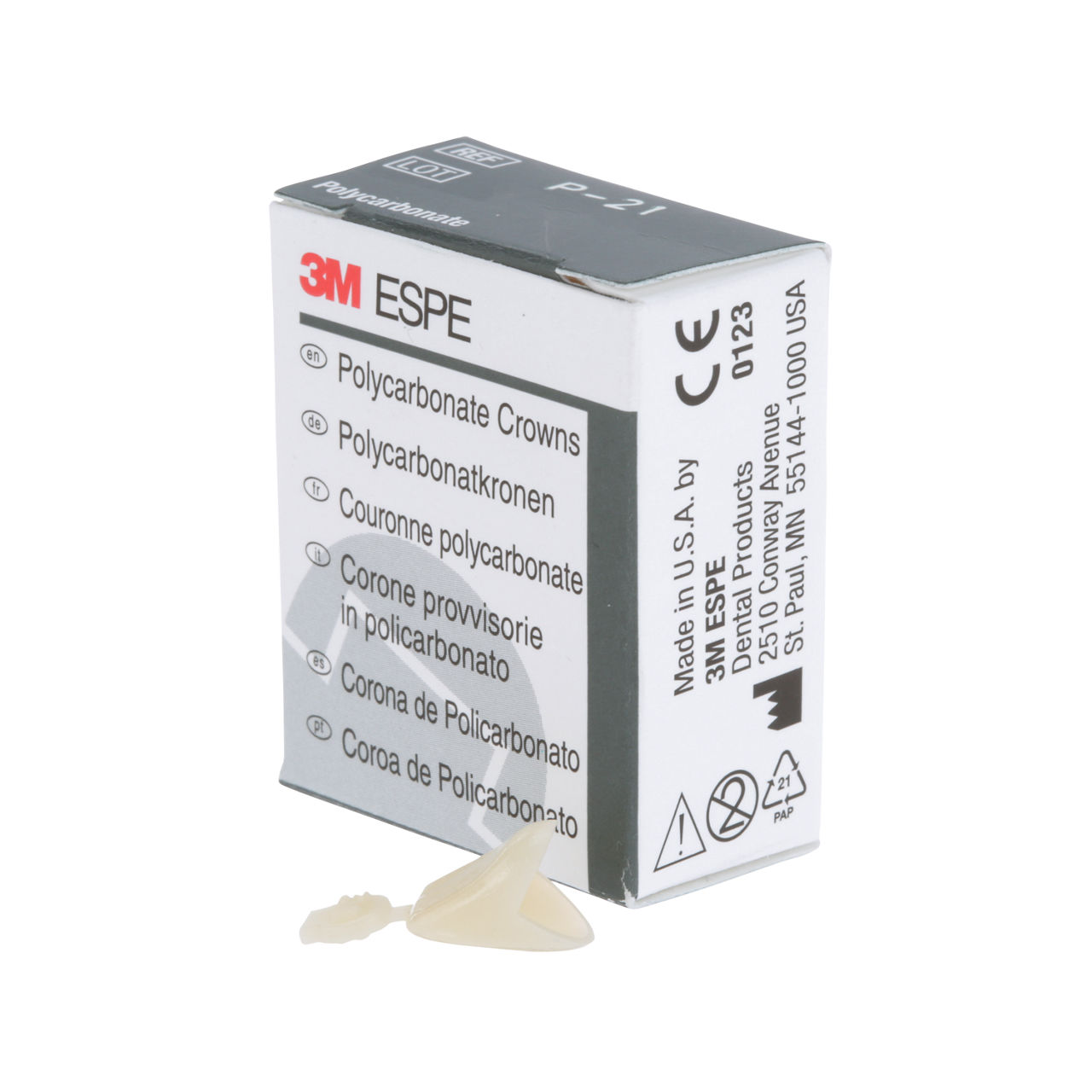 21 POLYCARBONATE REPLACE CRN 5/PAC
