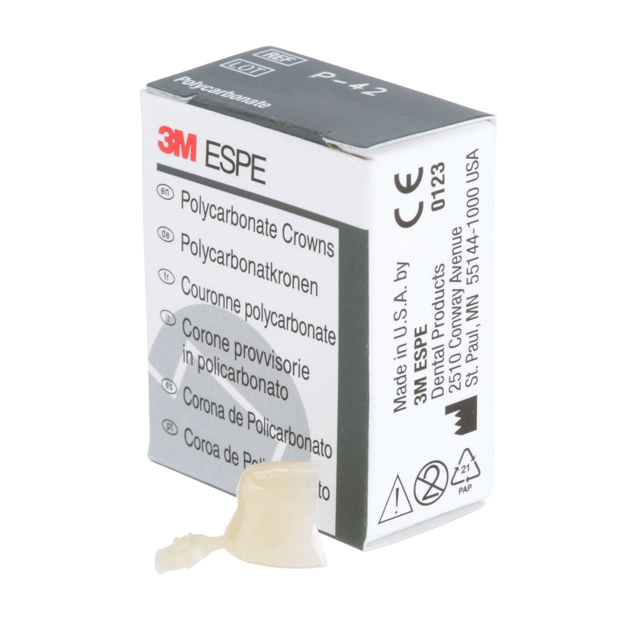 42 POLYCARBONATE REPLACE CRN 5/PAC