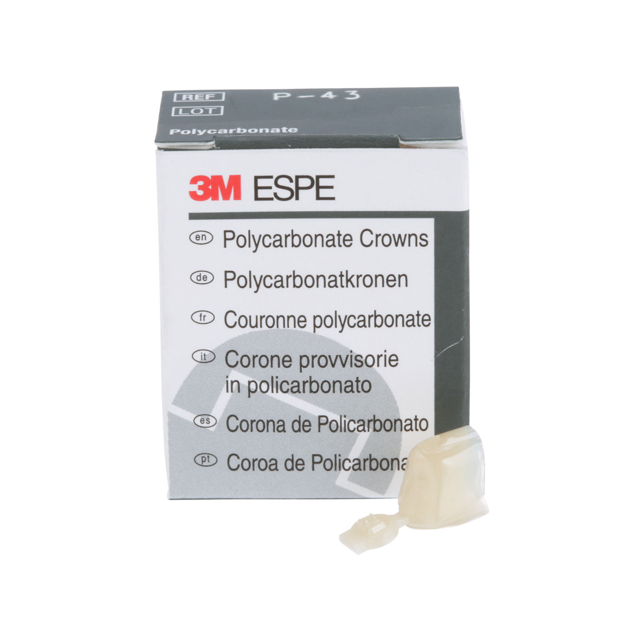 43 ION POLYCARBONAT PROV.KRONER 5 STK