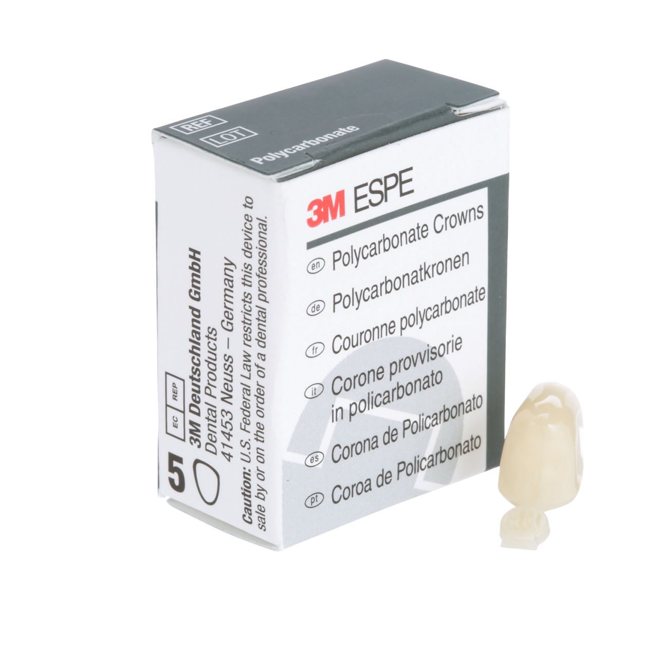 3M ESPE Polycarbonate Replacement Crown, second bicuspid, #50