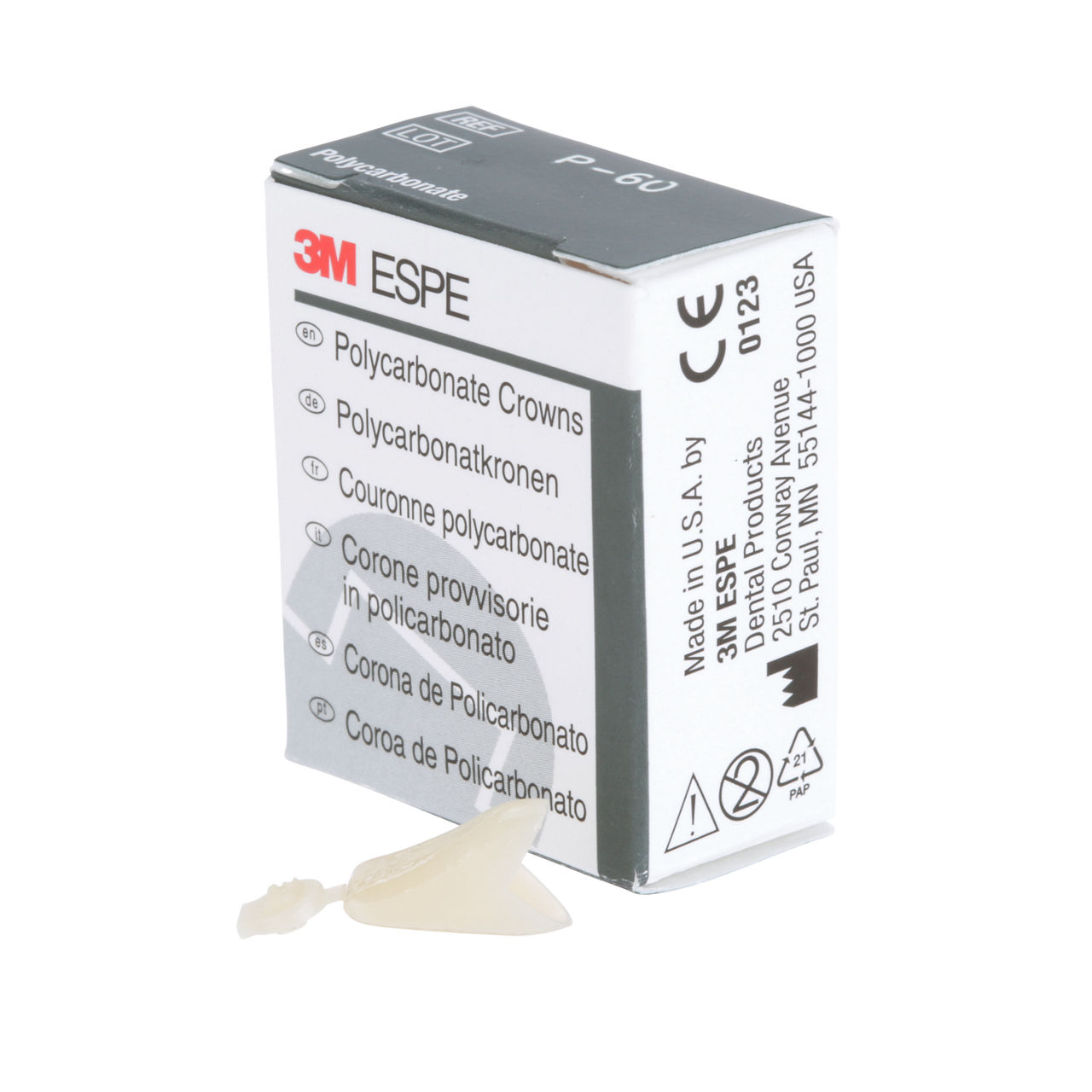 60 POLYCARBONATE REPLACE CRN 5/PAC