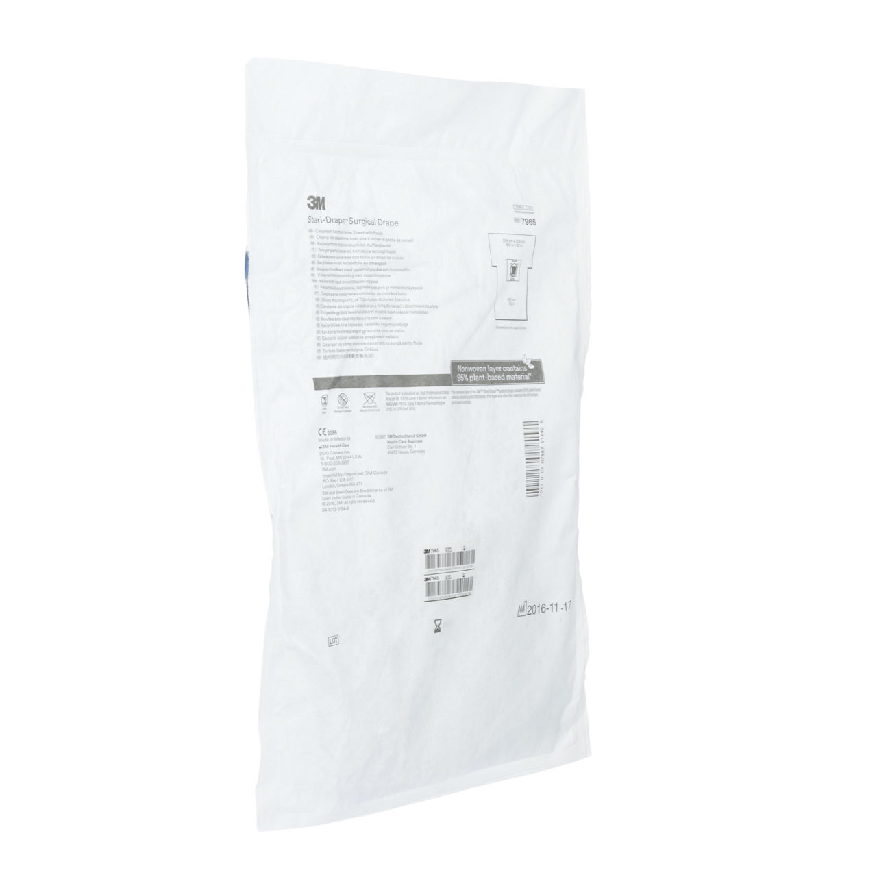 3M™ Steri-Drape™ Caesarean-Section Sheet with Incise Pouch, 7965