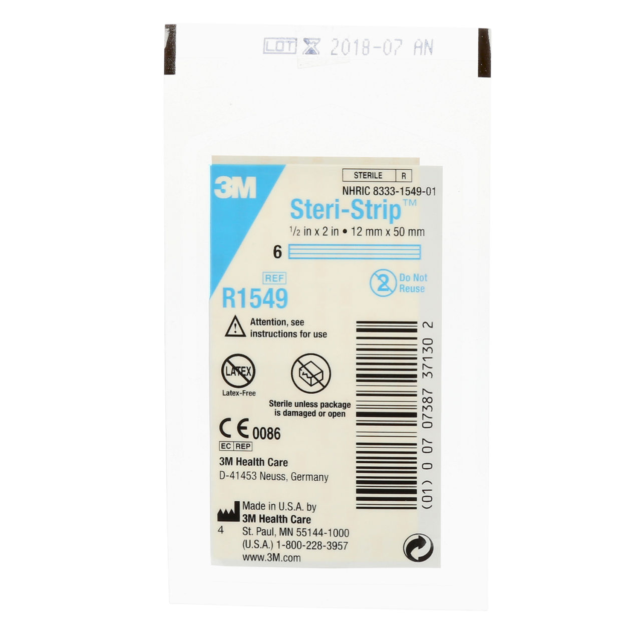 3M™ Steri-Strip™ Reinforced Skin Closures, R1549
