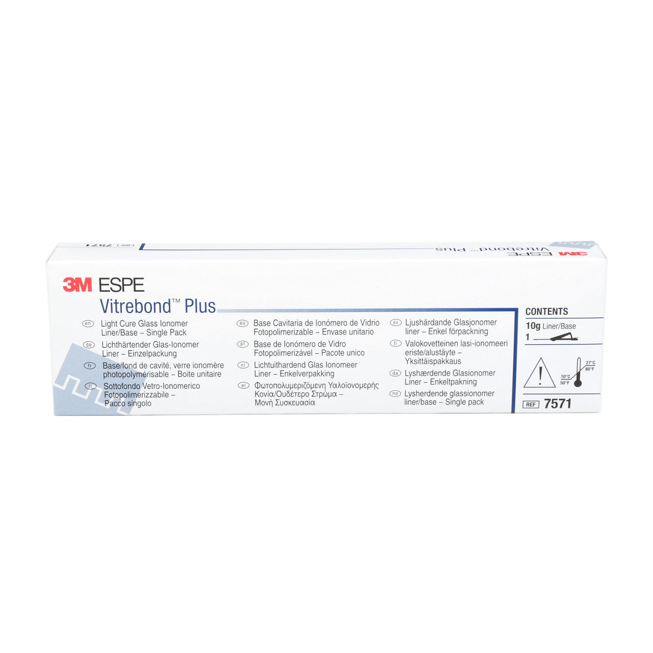 3M™ Vitrebond™ Plus Light Cure Glass Ionomer Liner/Base Single PackRefill, 7571