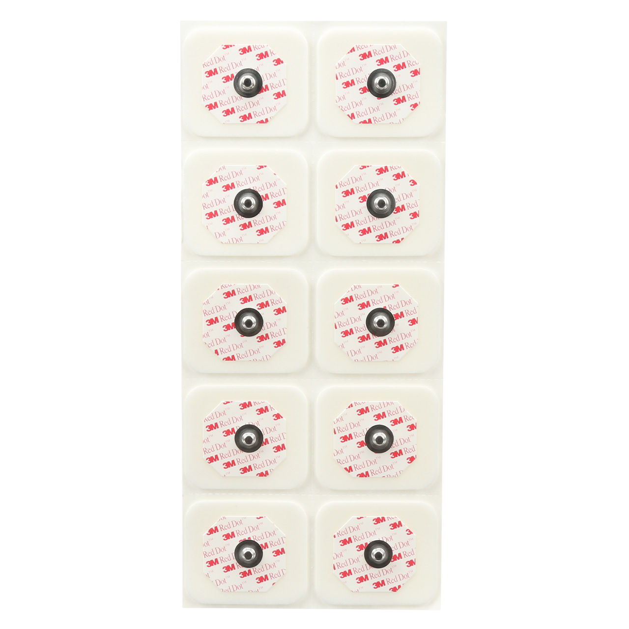 3M™ Red Dot™ ECG Monitoring Electrodes, 2560, Foam, Diaphoretic, 1.56 inx 1.38 in (4cm x 3,5cm), 50/BAG, 20 BAG/CS