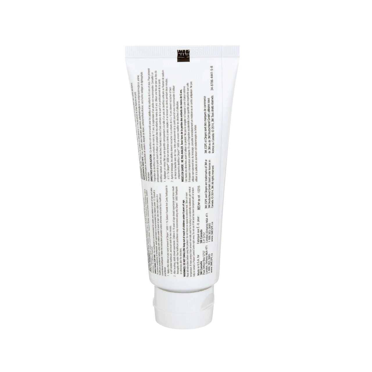 3M ESPE Clinpro 5000 1.1% Sodium Fluoride Anti-Cavity Toothpaste, 12215, vanilla mint flavour, 113 g