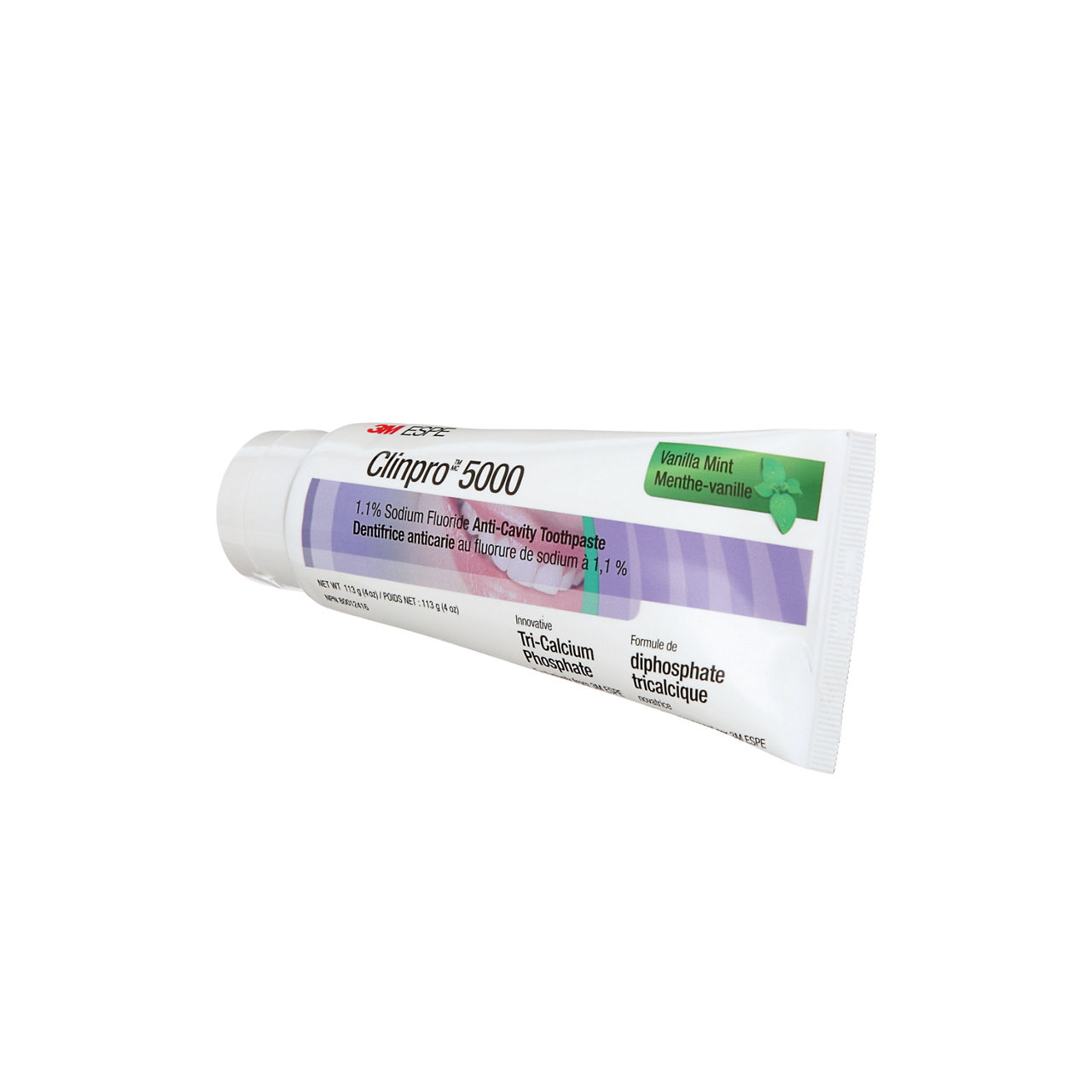 3M ESPE Clinpro 5000 1.1% Sodium Fluoride Anti-Cavity Toothpaste, 12215, vanilla mint flavour, 113 g