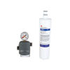 3M™ High Flow Series Ice Water Filtration System ICE120-S, 5616003, 0.5um NOM, 1.5 gpm, 9000 gal, Valve-in-Head, 6/Case
