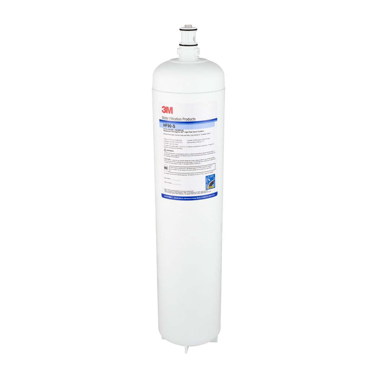3M™ Water Filtration Products, High Flow Series Filter Cartridge, ModelHF90-S, 1 per case, 5613505