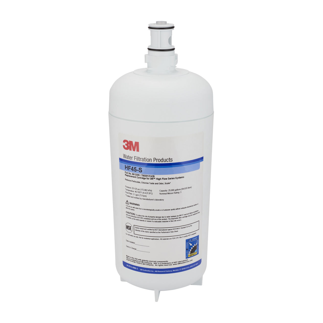 3M™ Water Filtration Products Cartridge, Model HF45-S