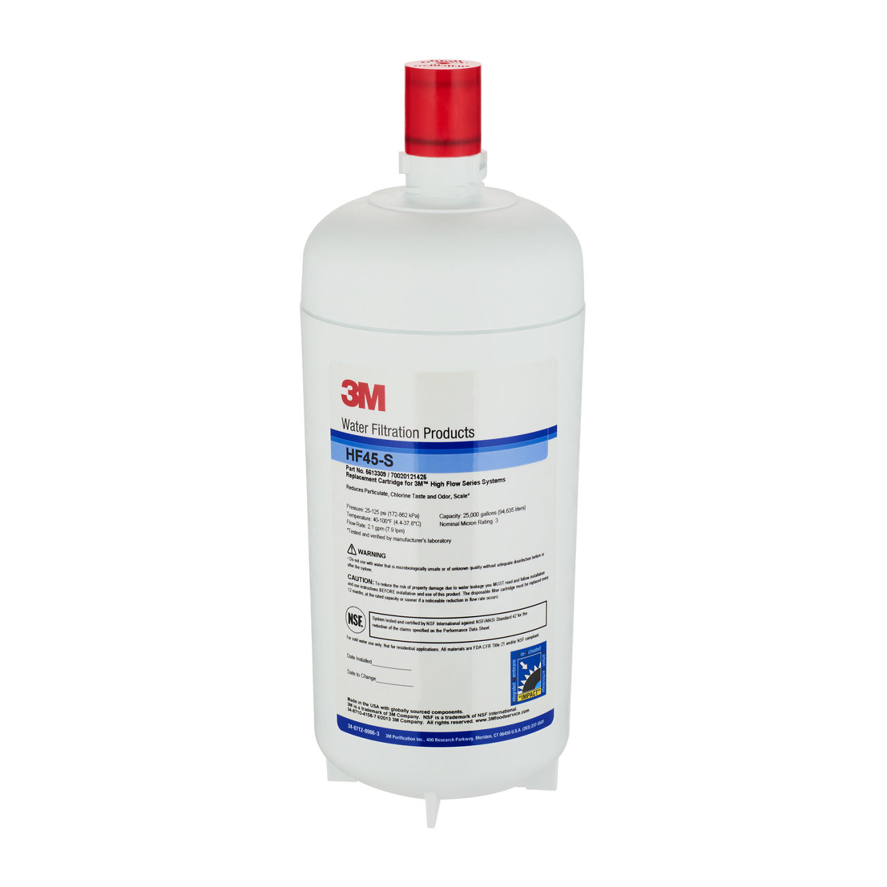 3M™ Water Filtration Products Cartridge, Model HF45-S