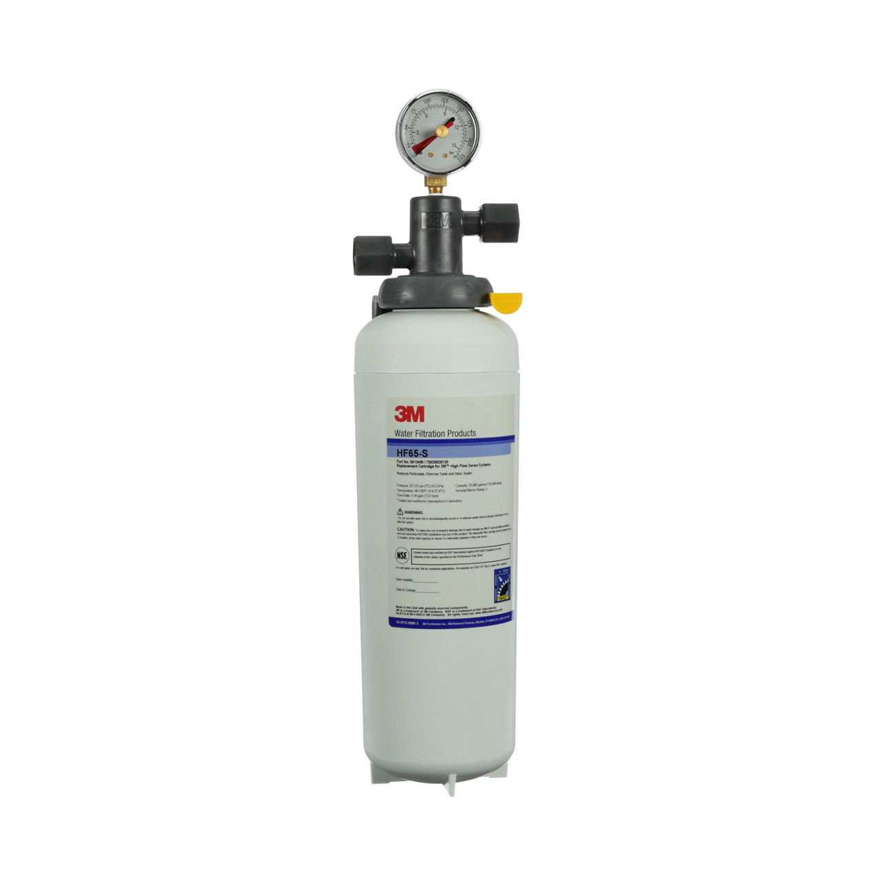 3M™ High Flow Series Ice Water Filtration System ICE165-S, 5616304, 3 umNOM, 3.34 gpm, 35000 gal, 1/Case