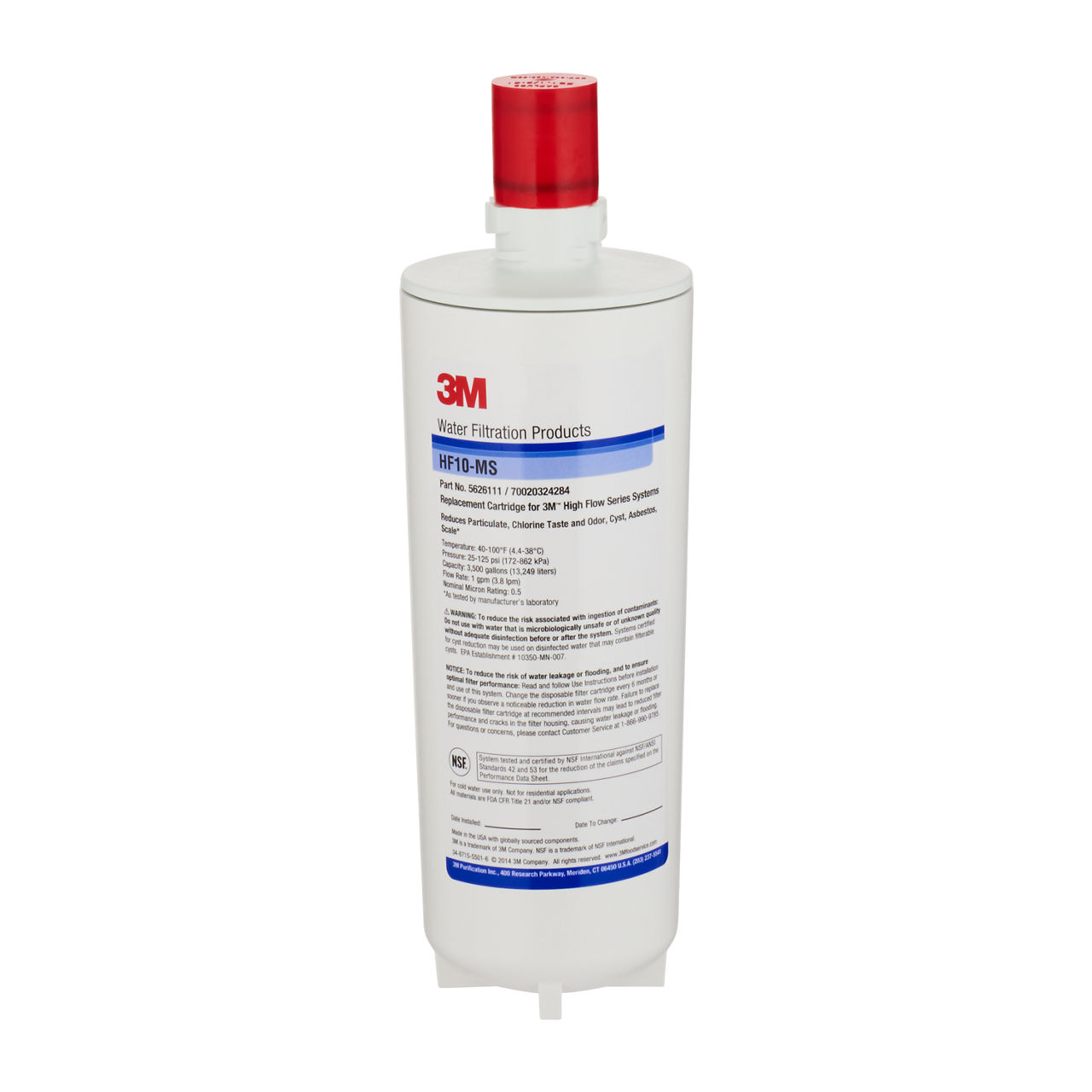 3M™ Water Filtration Products High Flow Series Model HF10-MS