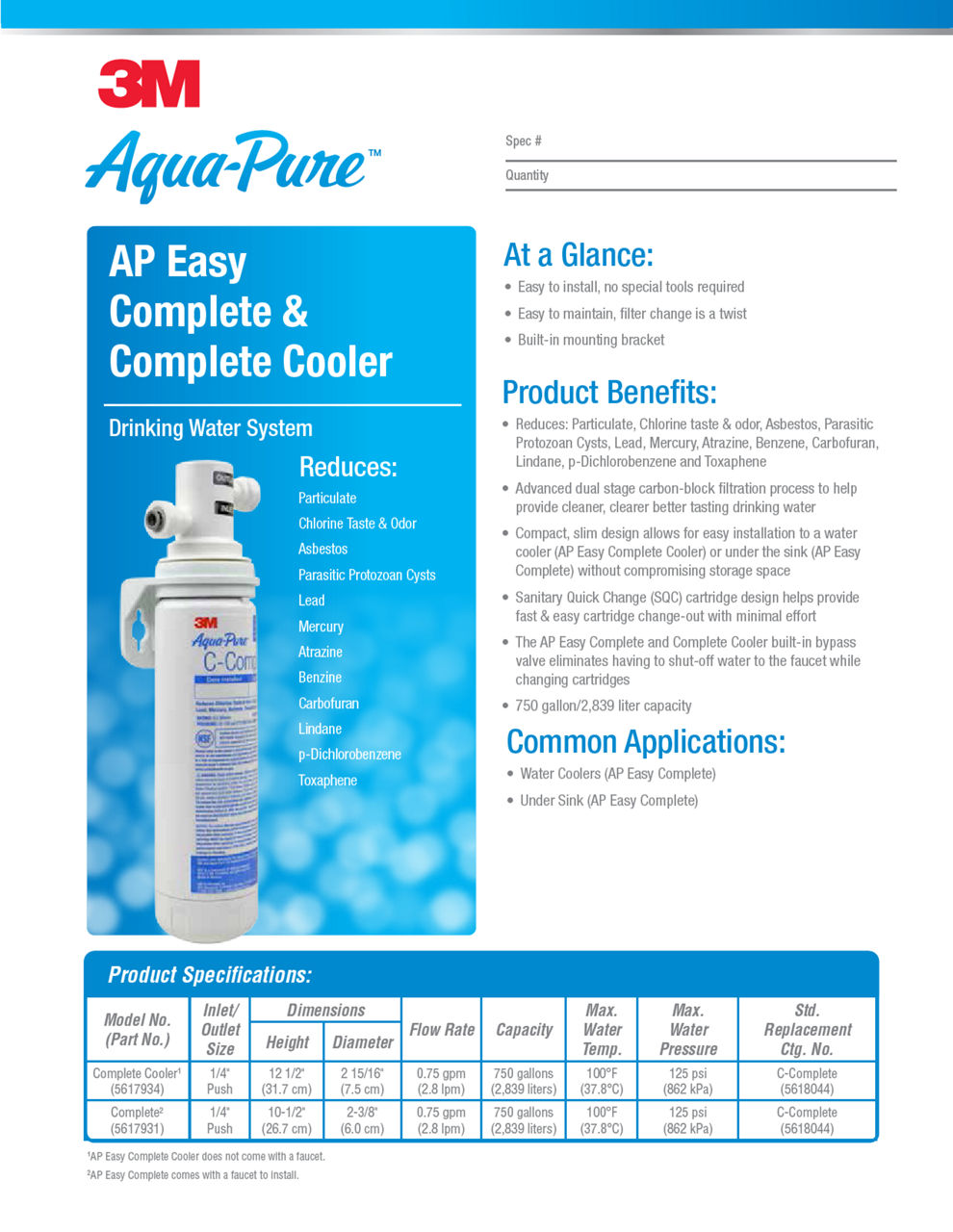 AP Easy Complete & Complete Cooler 