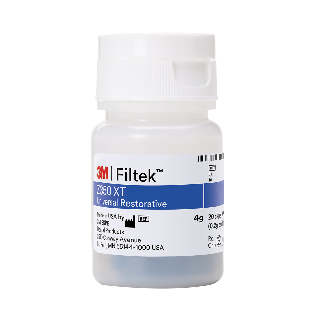 3M™ Filtek™ Z350 XT Universal Restorative, 7019A2B, 20 - 0.2g Capsules,A2B