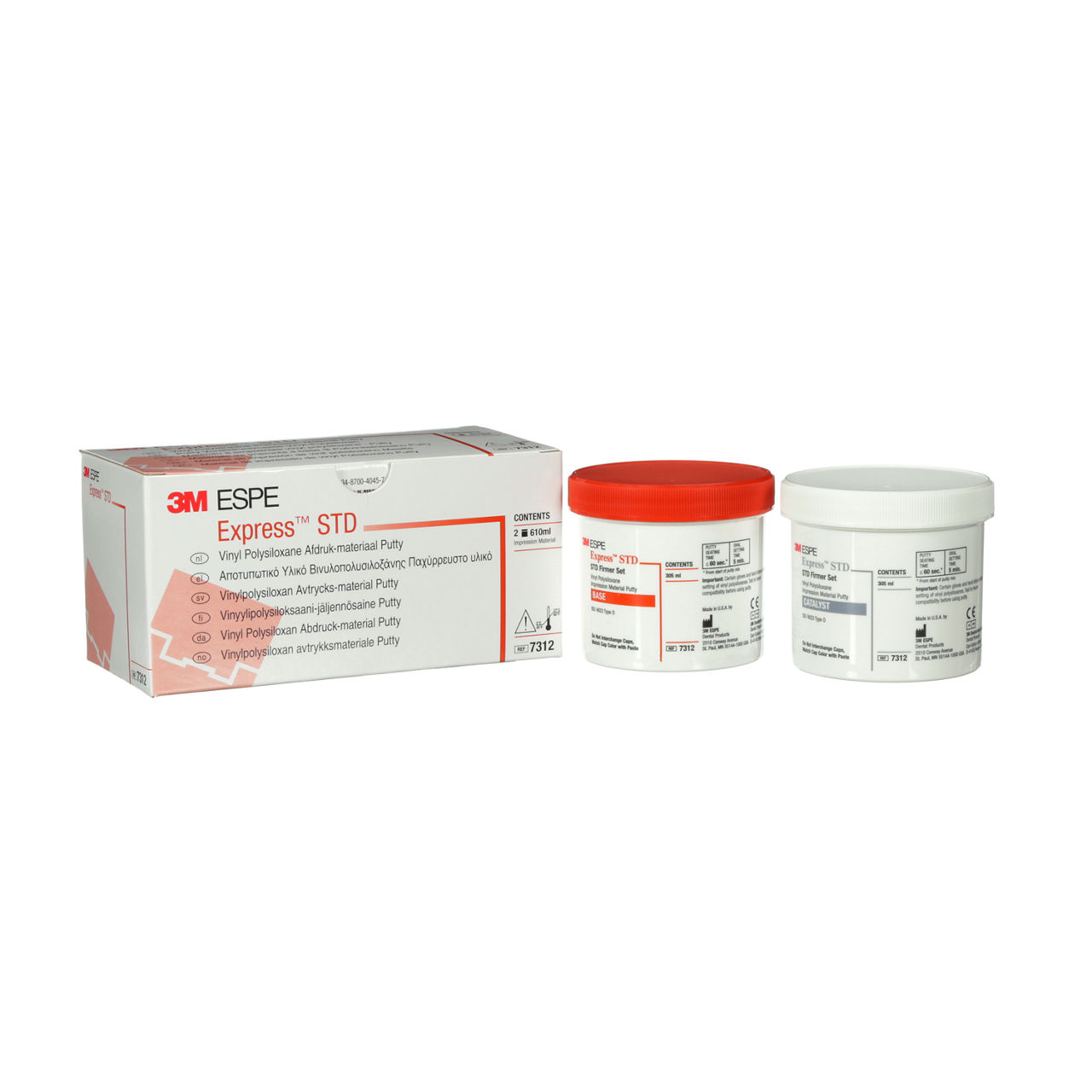 Express™ STD Putty Refill, 7312, out of package, frontside