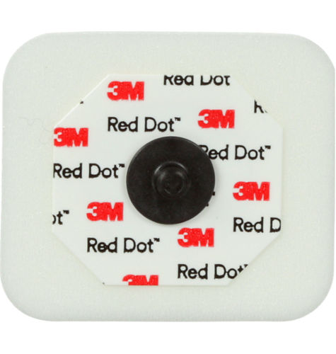 3M™ Red Dot™ Electrode de surveillance avec support en mousse et hydrogel adhésif conducteur  