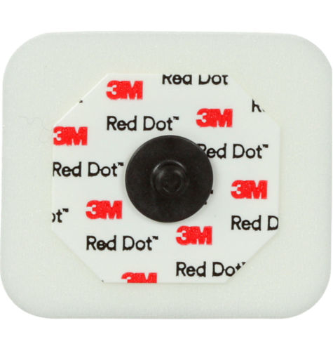 3M™ Red Dot™ Monitoring Electrode with Foam Tape and Sticky Gel, 2500 Series