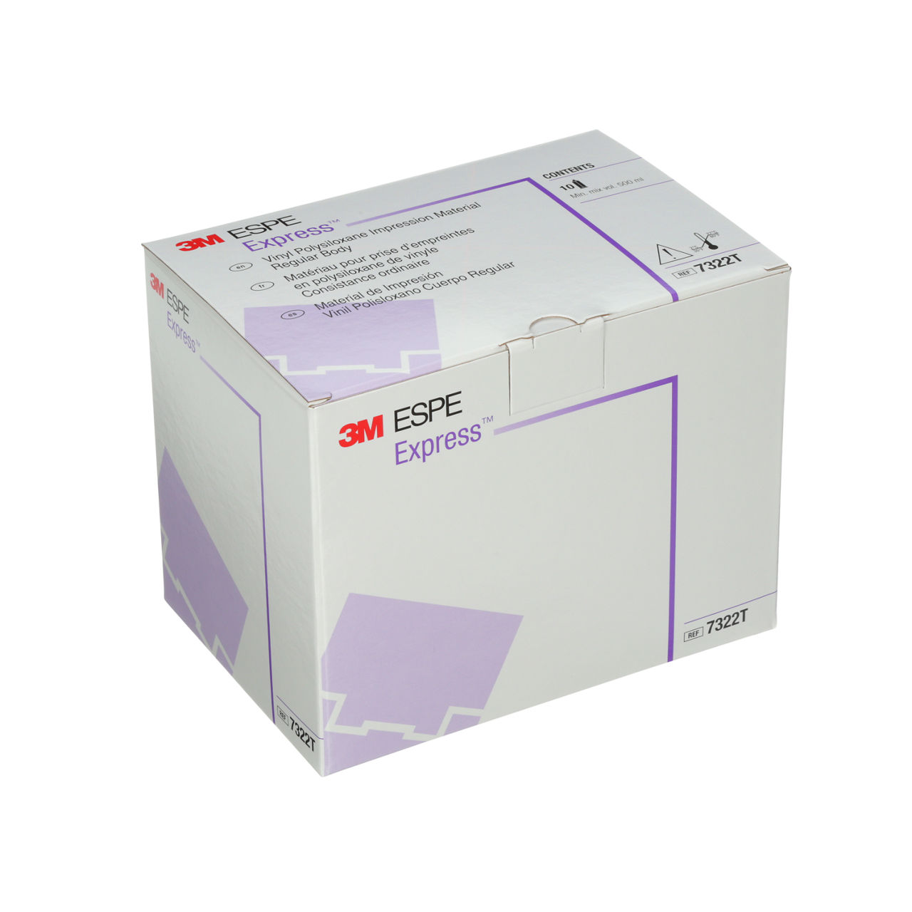 Express™ VPS Impression Material Regular Body Regular Set Bulk Pack, 7322T, pkg, rightside