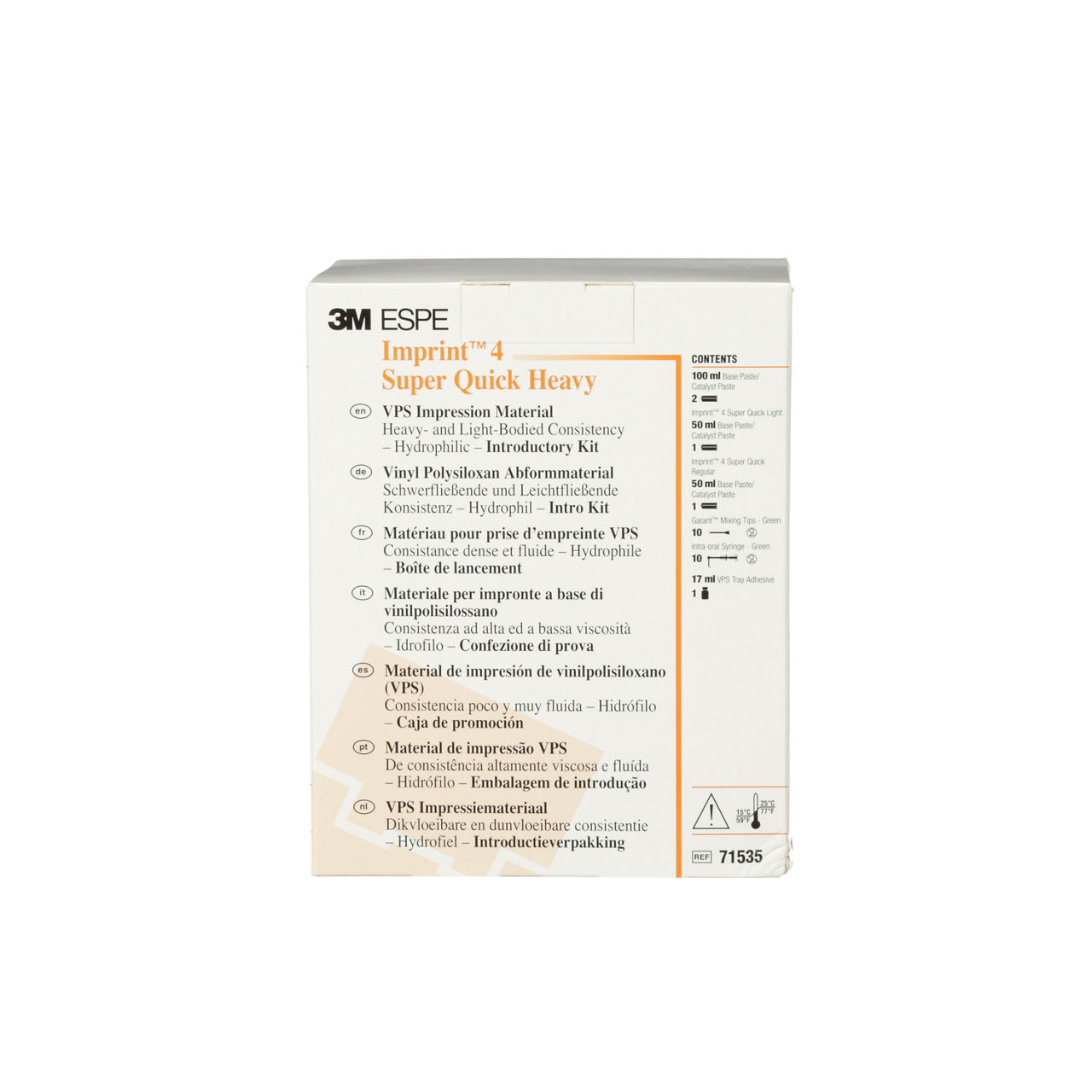 Imprint™ 4 Super Quick Heavy Intro Kit, 71535, in package, frontside