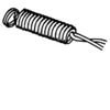 3M™ Unitek™ Hi-T II SS Coil Retraction Spring, .008 in. Wire Diameter, .030 in. Arbor Diameter, Open-Space Wound, 341-330, 1/Pk