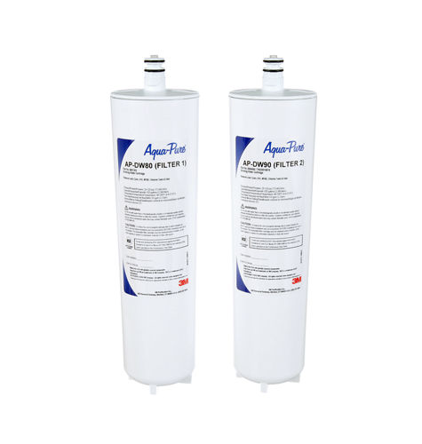 3M™ Aqua-Pure™ 언더 싱크 전용 수도꼭지 리필 워터 필터 카트리지 AP-DW80/90