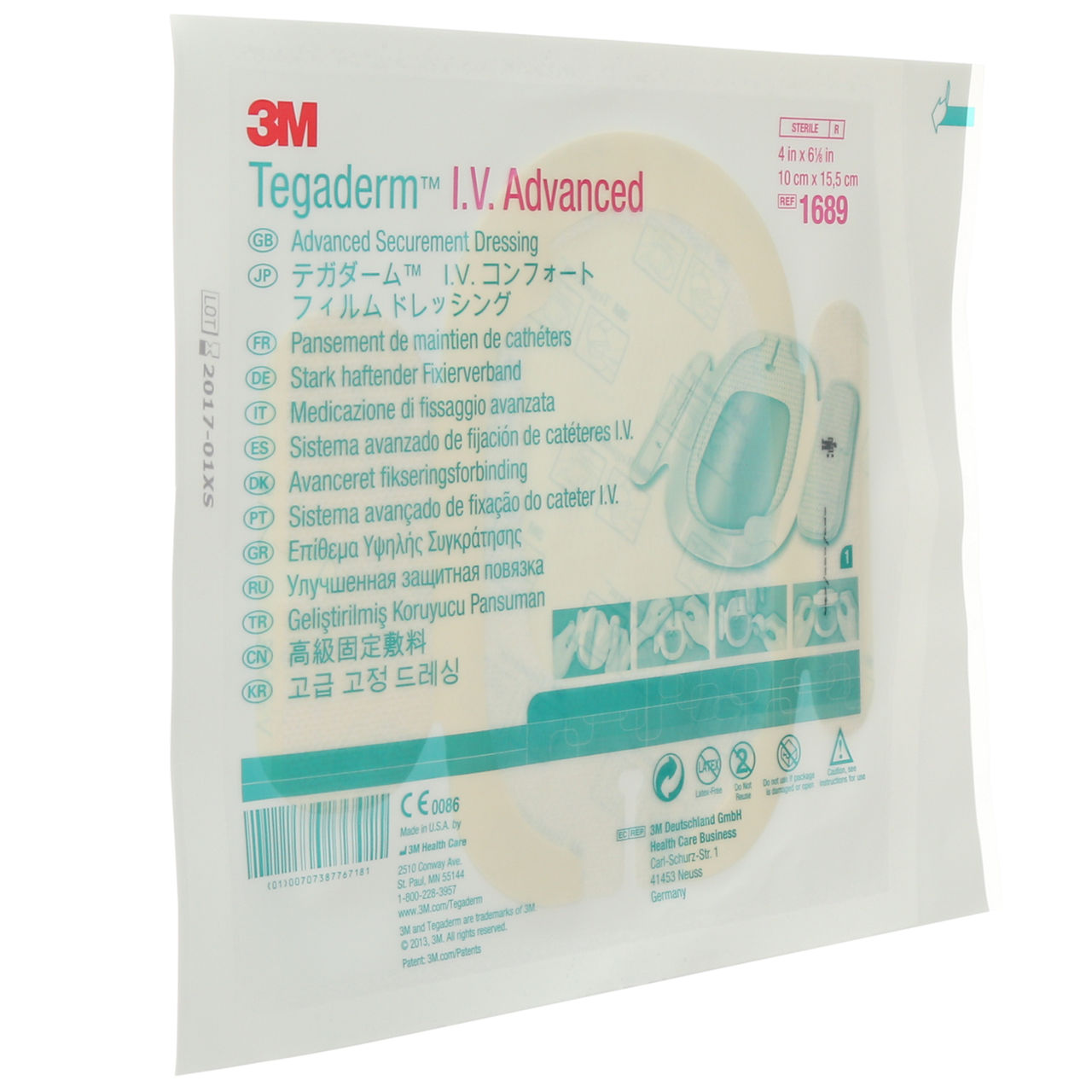 1689 TEGADERM IV ADV SECUREMENT