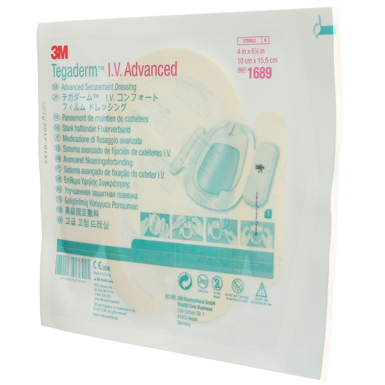 1689 TEGADERM IV ADV SECUREMENT