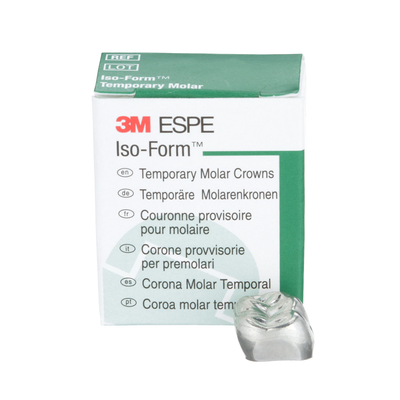 3M™ Iso-Form™ Temporary Molar Crowns, L64, Lower Right First Molar, 5Crowns