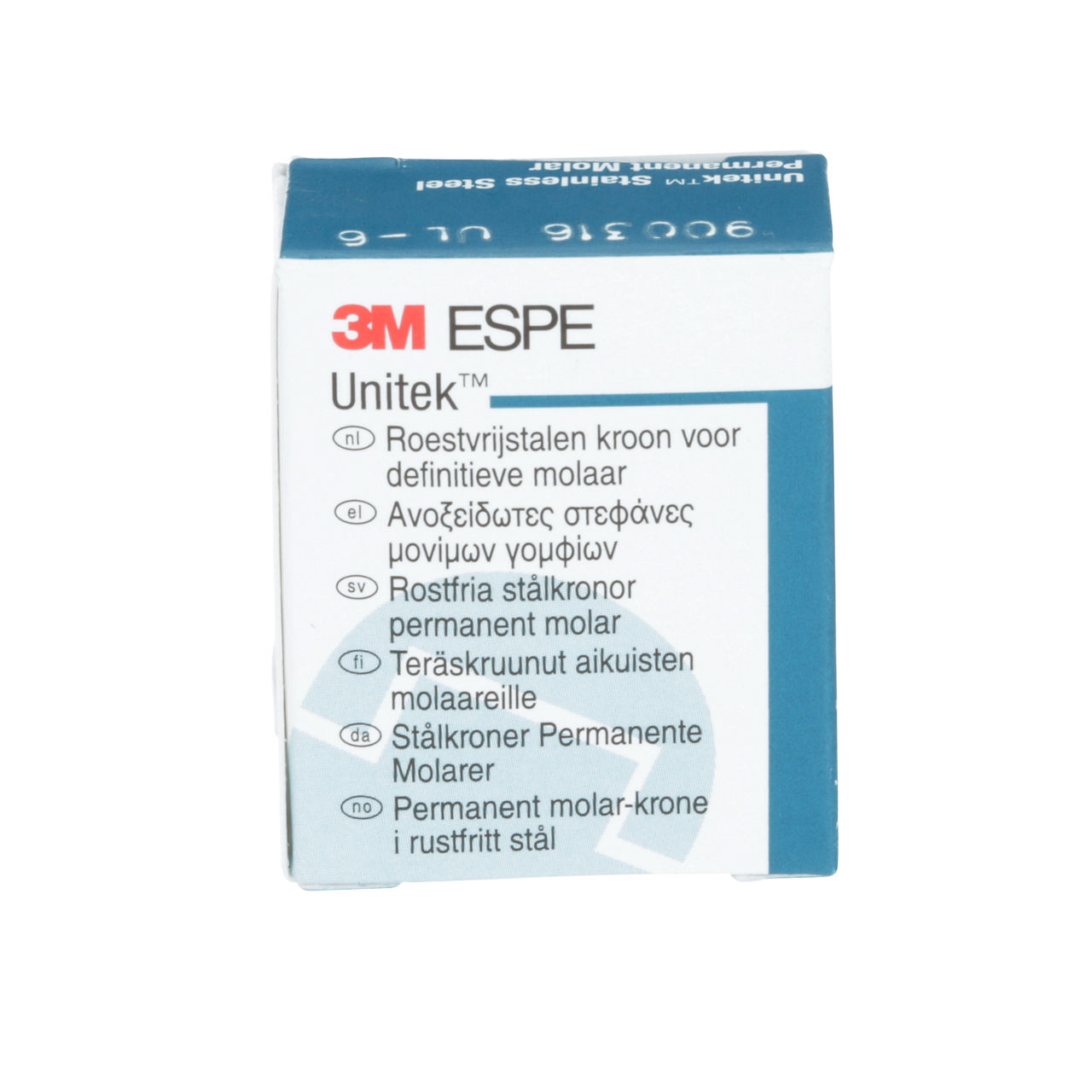 900316 UNITEK 1ST PERM SS MOL UL-6 5/PAC