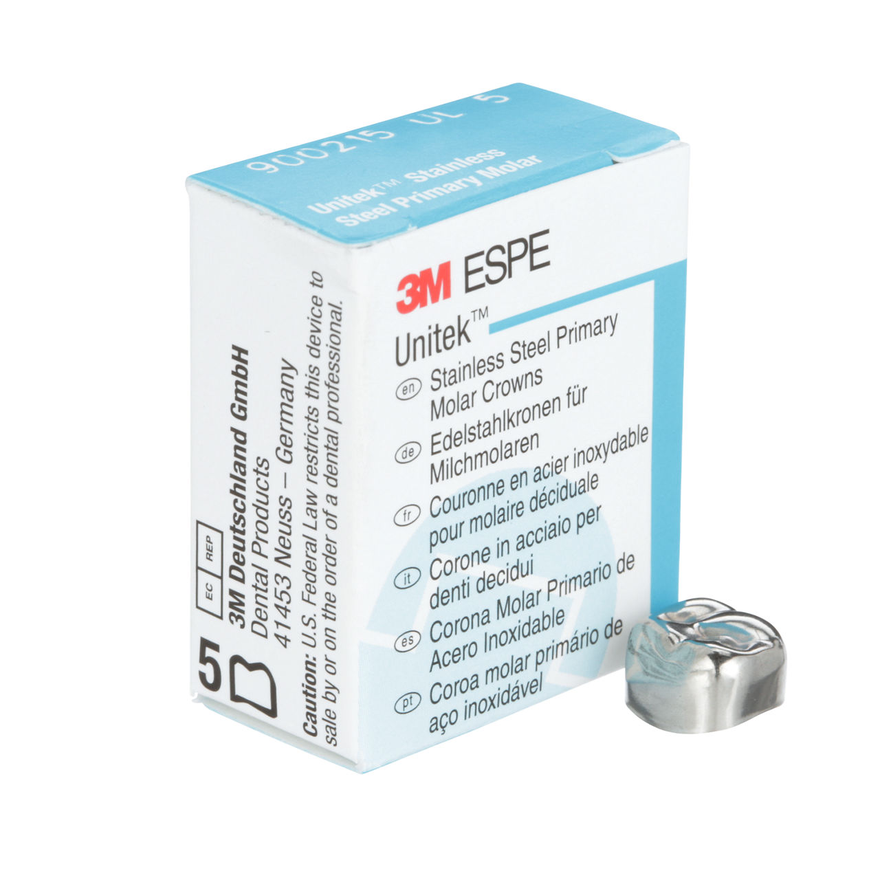 900215 UNITEK 2ND PRIM SS MOL UL-5 5/PAC
