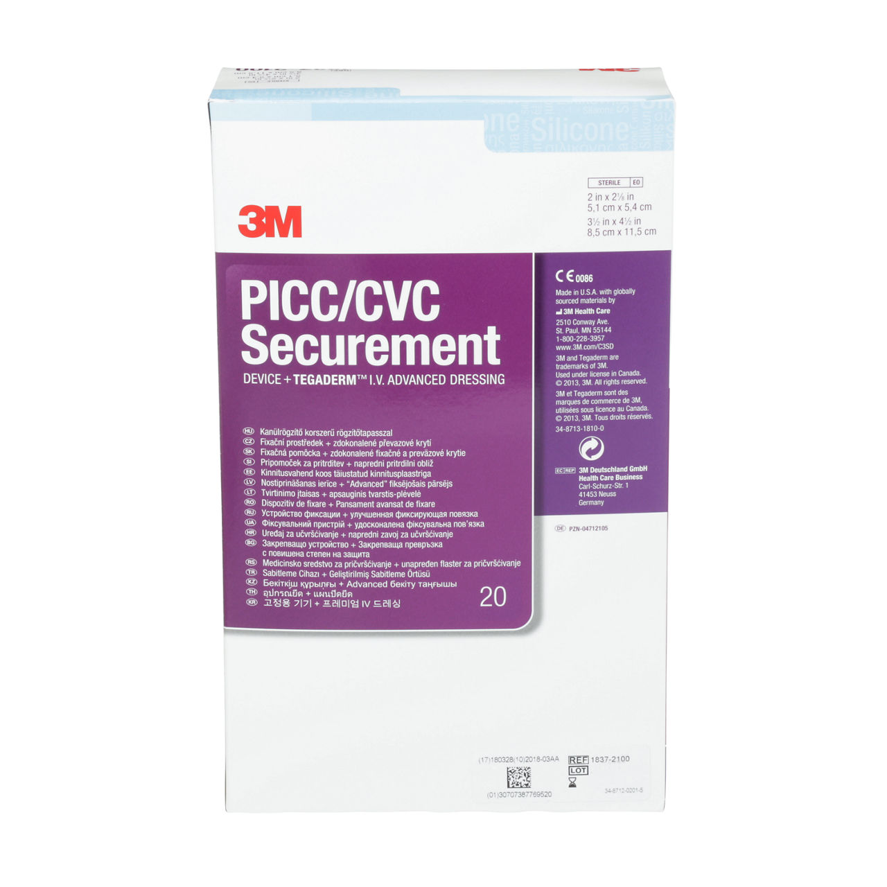 1837-2100 PIC/CVC DVC TDERM AD DRS 80/CV