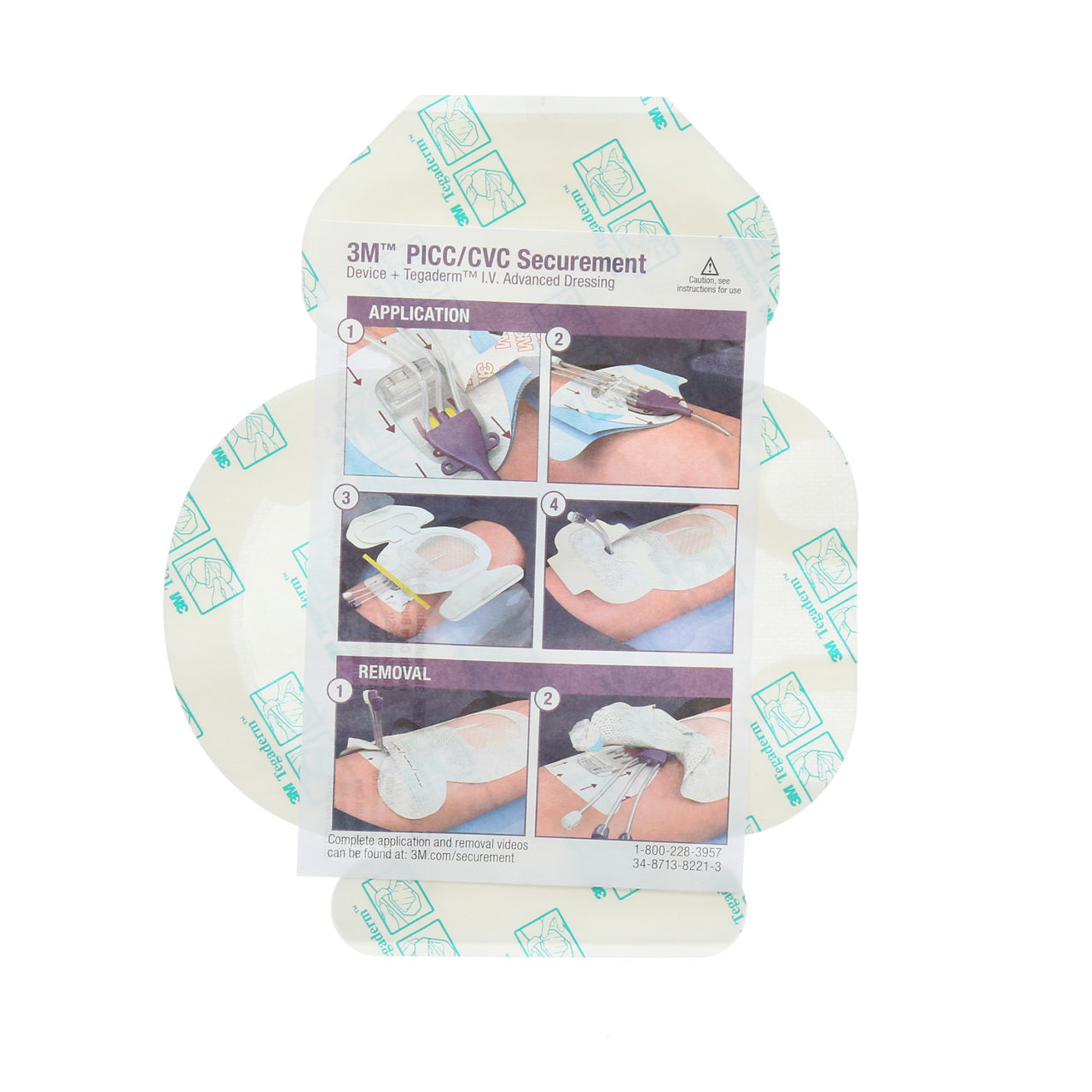 1839-2100 PICC/CVC TDERM ADV DRSG 20/CAR