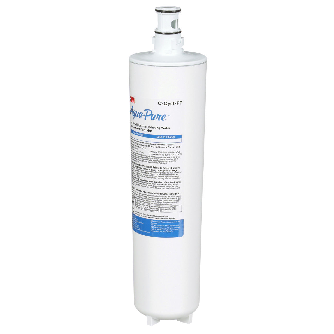 3M™ Aqua-Pure™ Under Sink Water Filter Cartridge AP Easy C-Cyst-FF