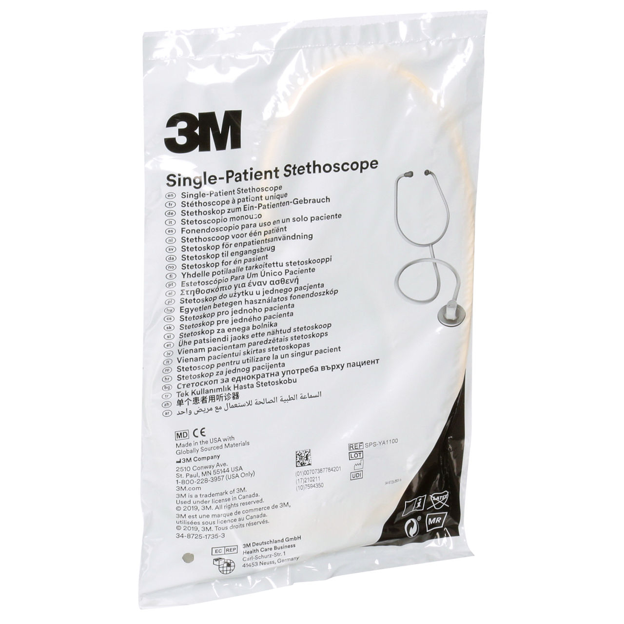 3M(TM) Single-Patient Stethoscope, SPS-YA1100