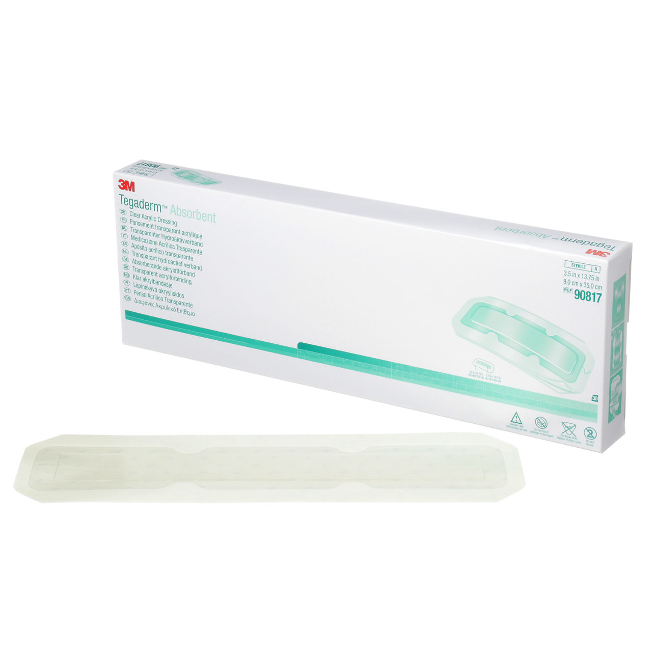 3M™ Tegaderm™ Absorbent Clear Acrylic Dressing 90817