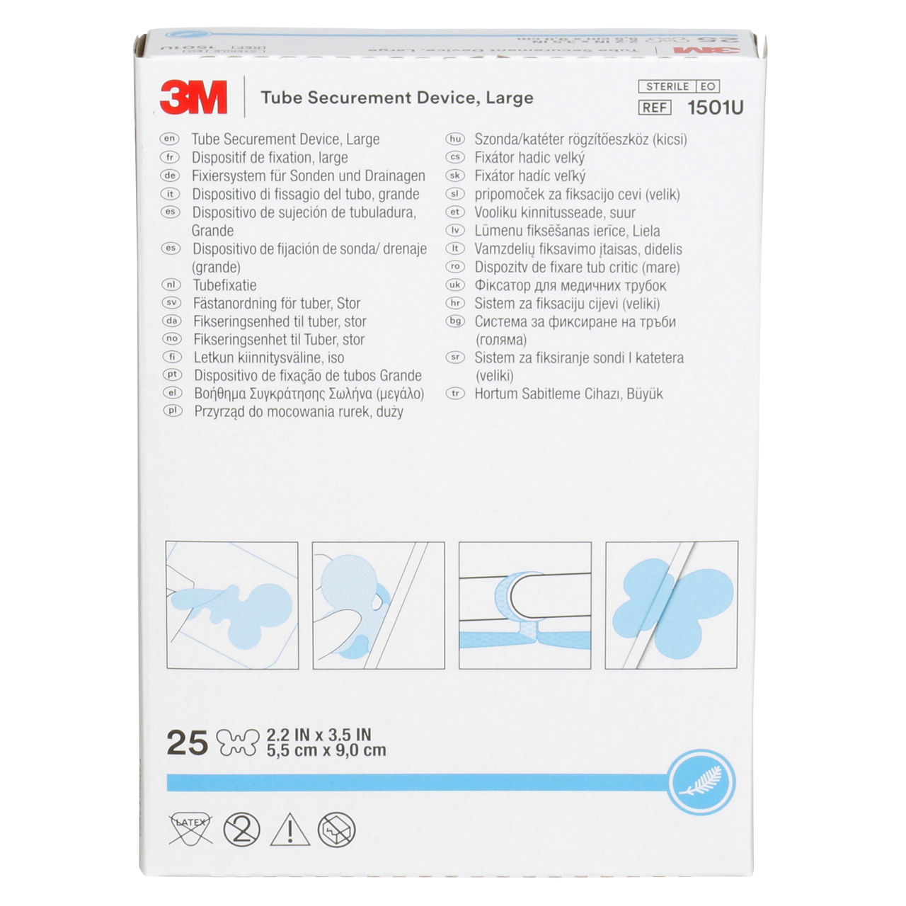 3M(TM) Tube Securement Device, 1501U, Large