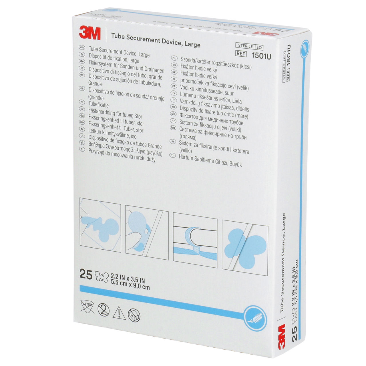 3M(TM) Tube Securement Device, 1501U, Large