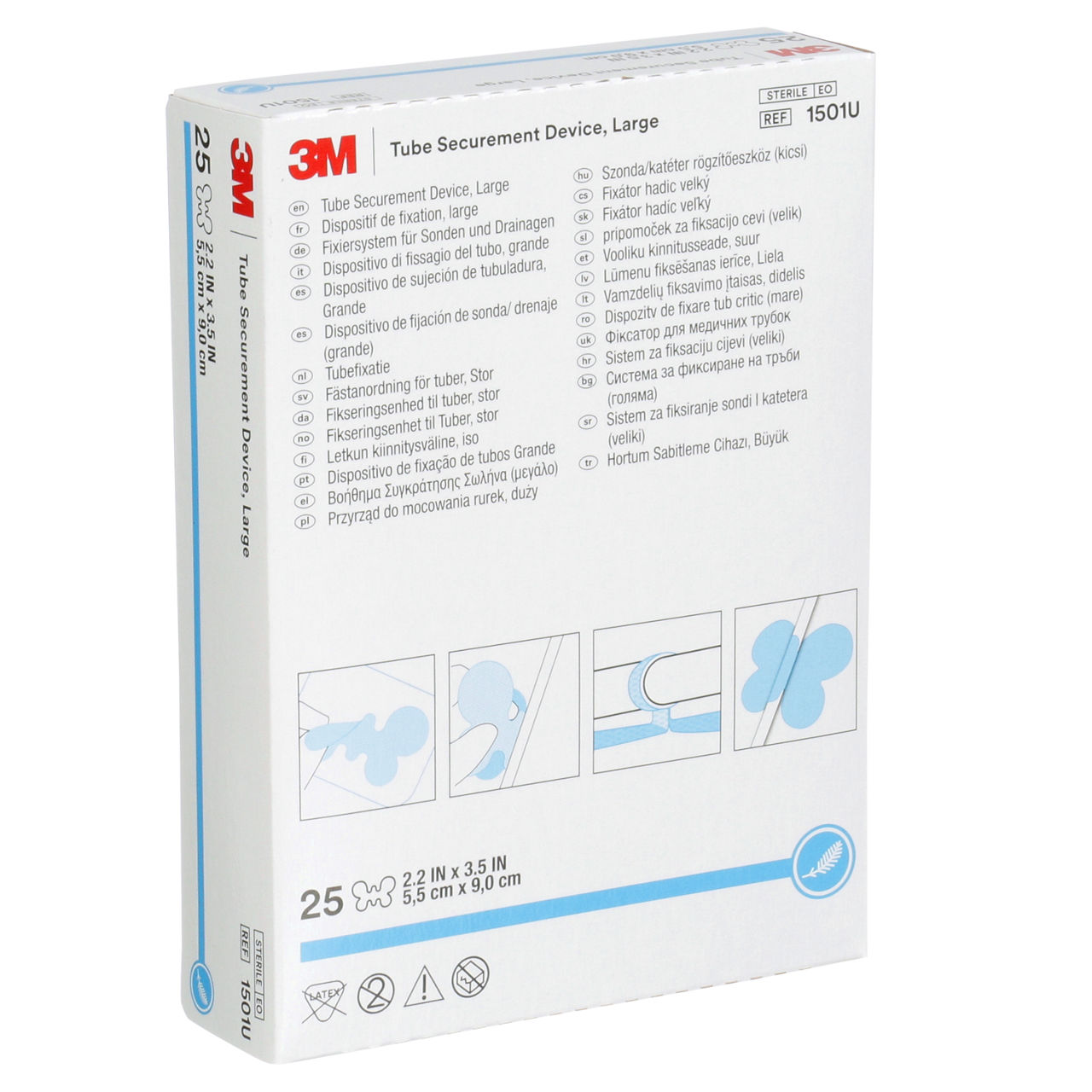 3M(TM) Tube Securement Device, 1501U, Large