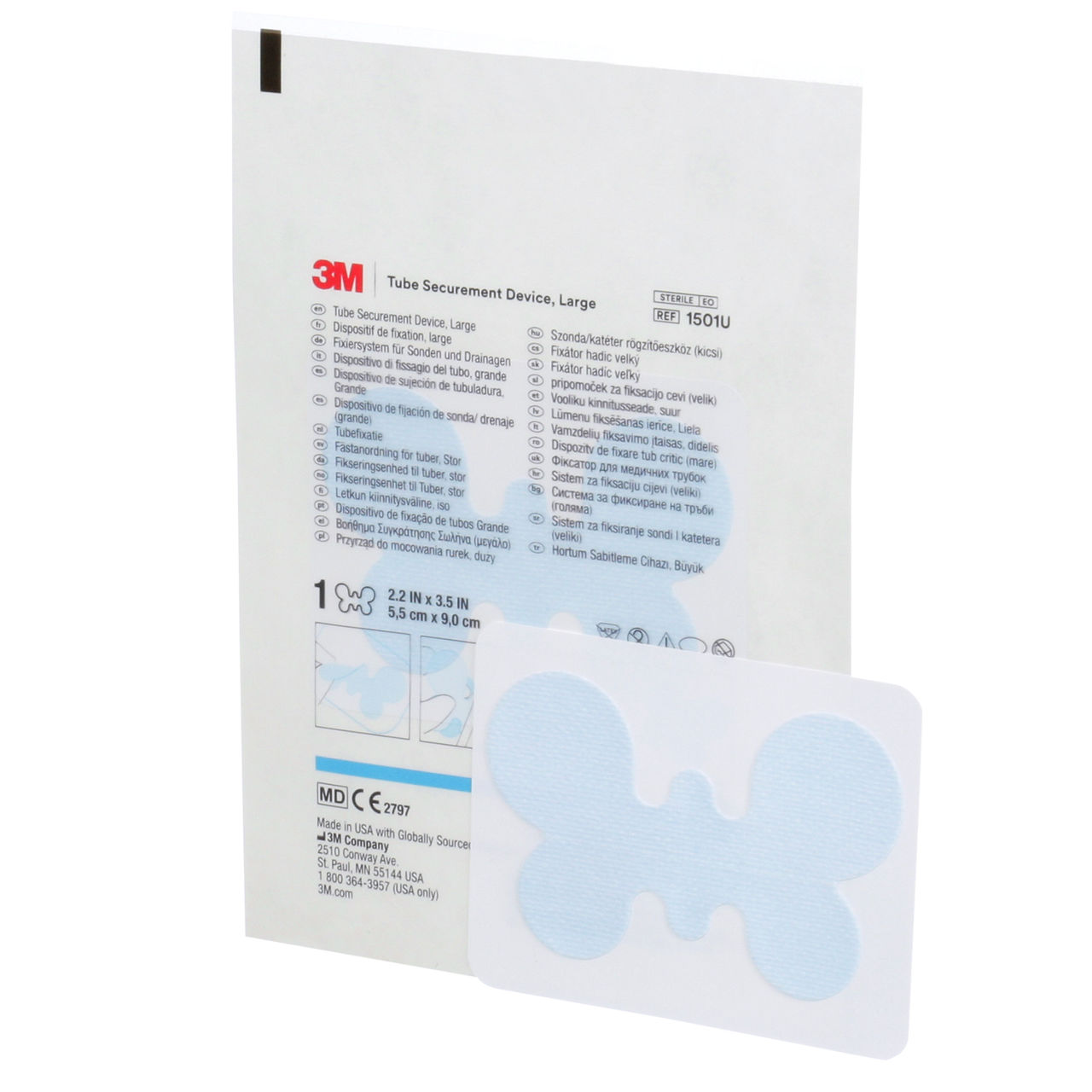 3M(TM) Tube Securement Device, 1501U, Large