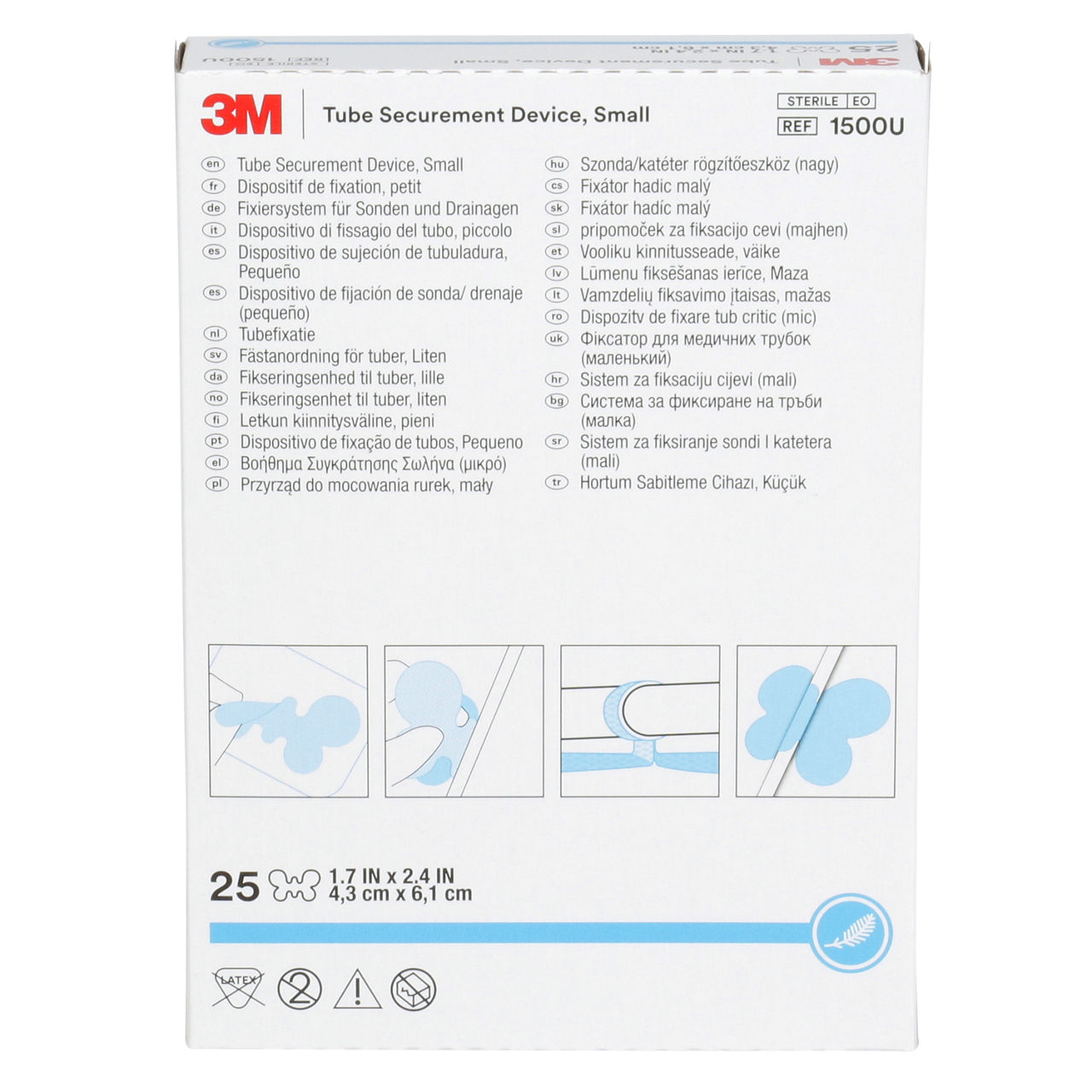 3M(TM) Tube Securement Device, 1500U, Small