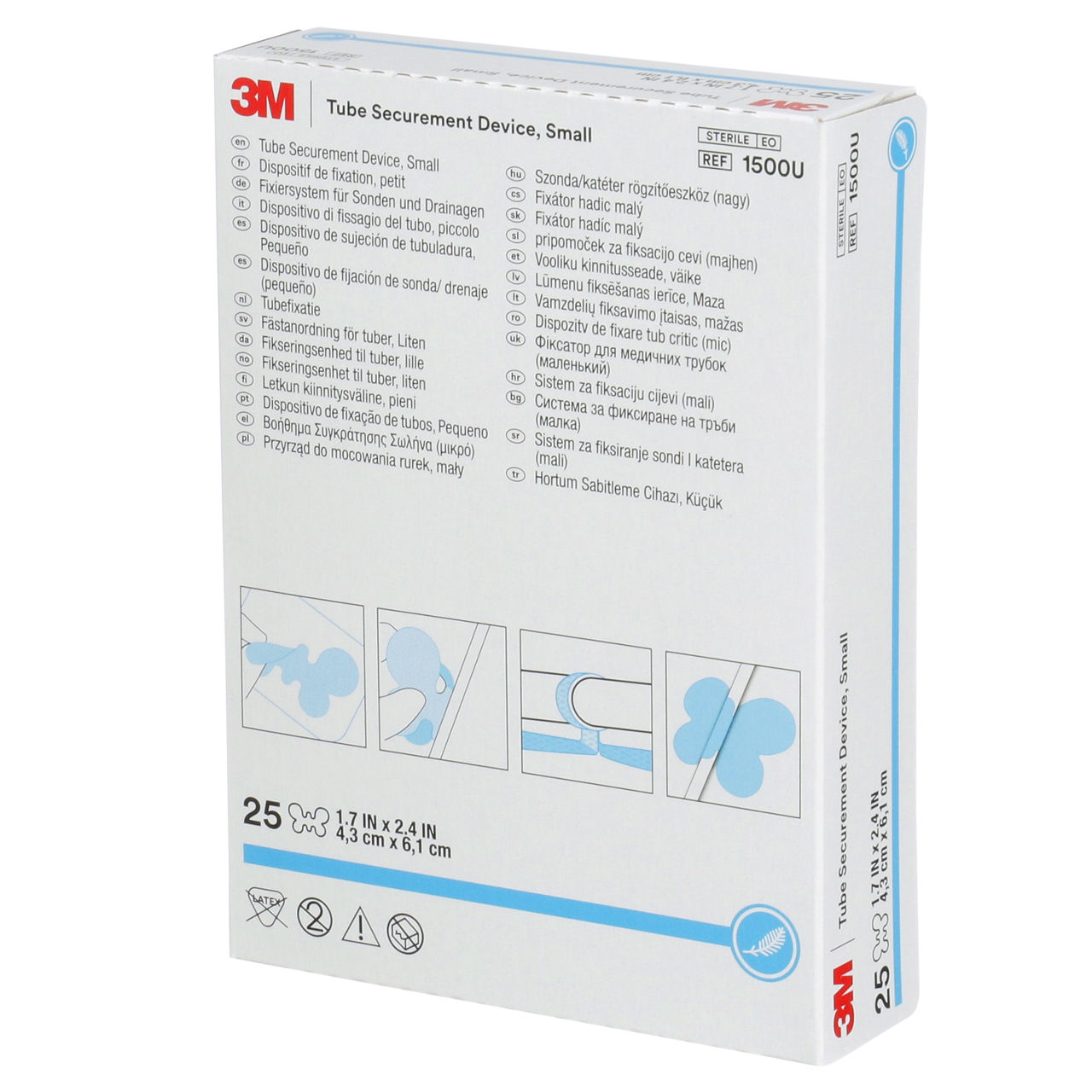 3M(TM) Tube Securement Device, 1500U, Small