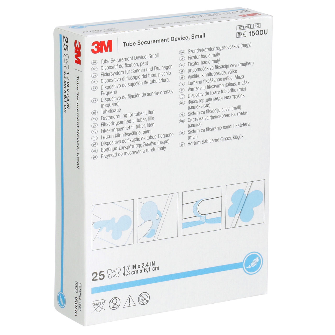 3M(TM) Tube Securement Device, 1500U, Small