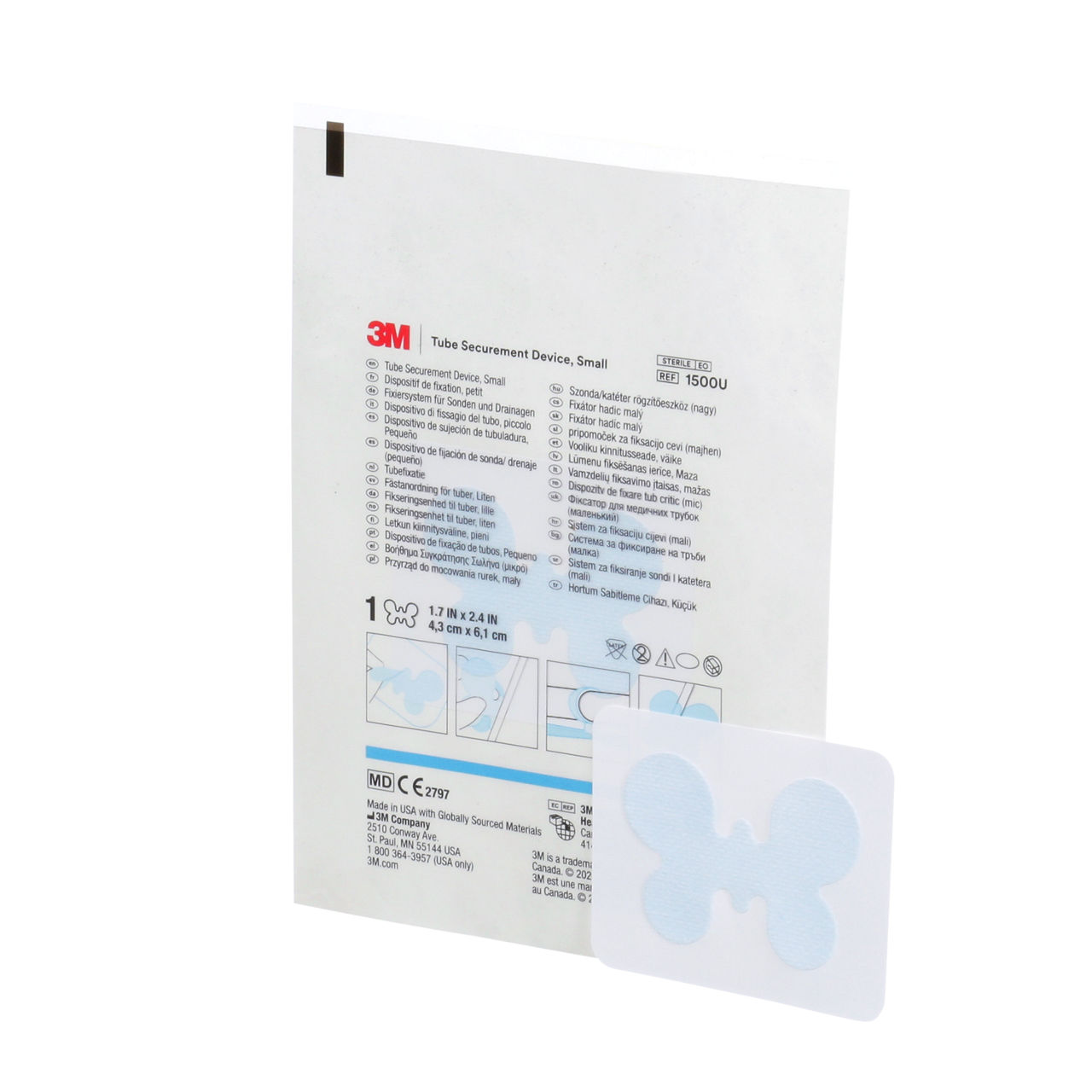 3M(TM) Tube Securement Device, 1500U, Small