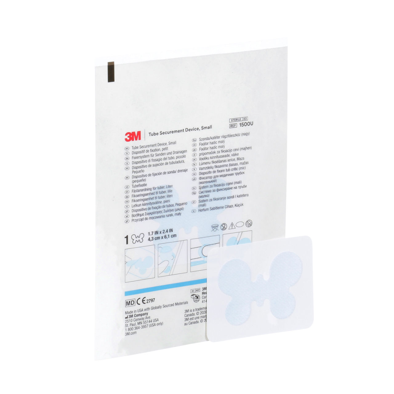 3M(TM) Tube Securement Device, 1500U, Small