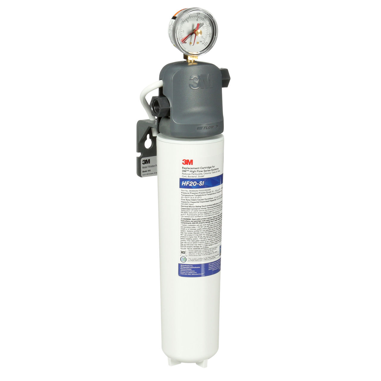 3M(TM) High Flow Series Ice Water Filtration System, 0.2 um NOM, 1.67 gpm, 14000 gal